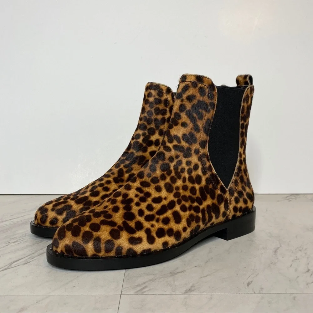 New! Rebecca Minkoff Sabeen Too Leopard Bootie 6.5